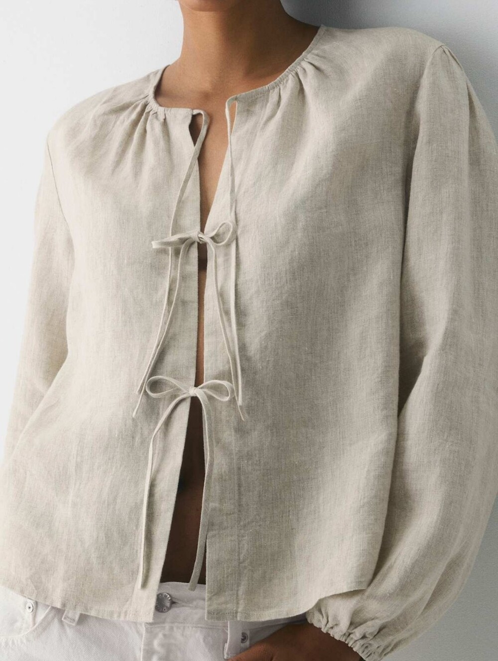 BNWT - Aritzia Little Moon Tybee Linen Blouse